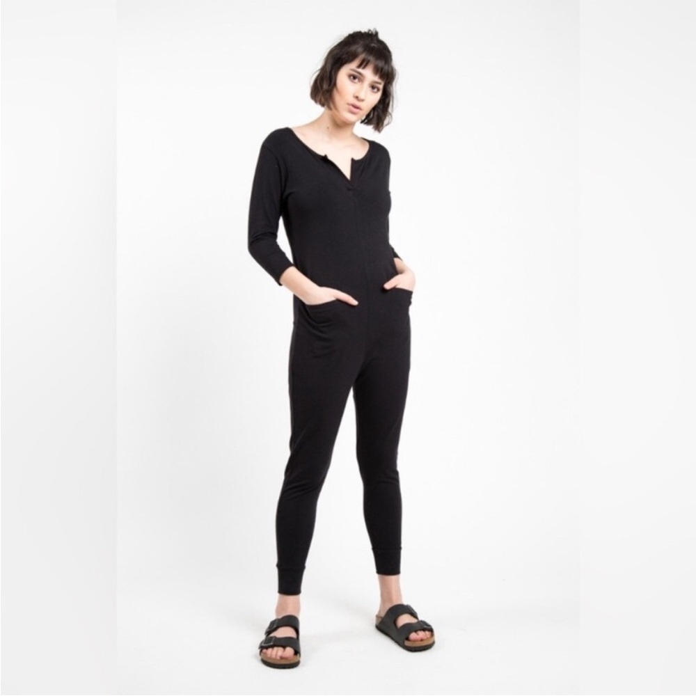 Smash + Tess Classic Black Jumpsuit